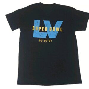 Super Bowl LV 02.07.21 Black Graphic T-shirt